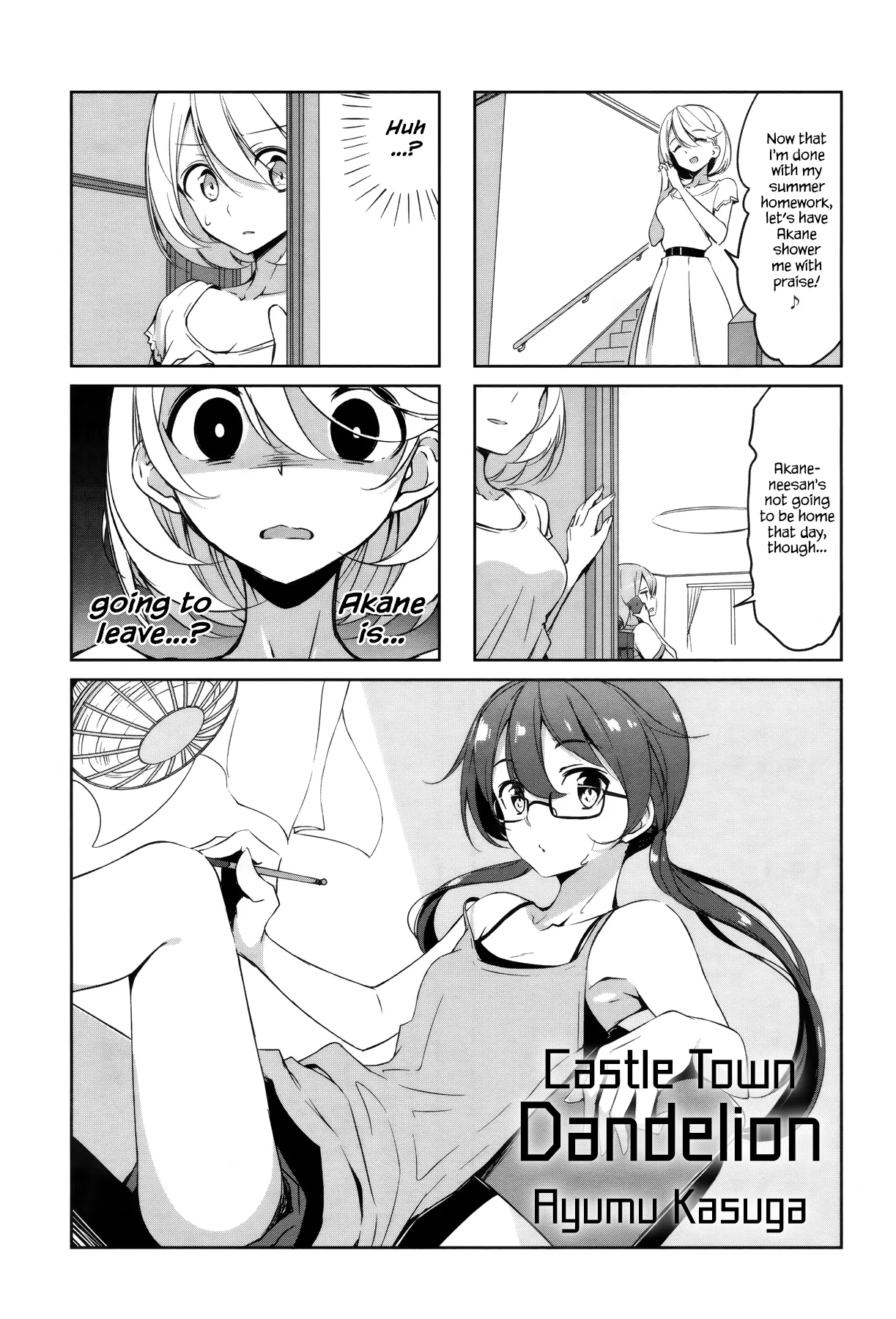 Joukamachi no Dandelion Chapter 42 – Page 1