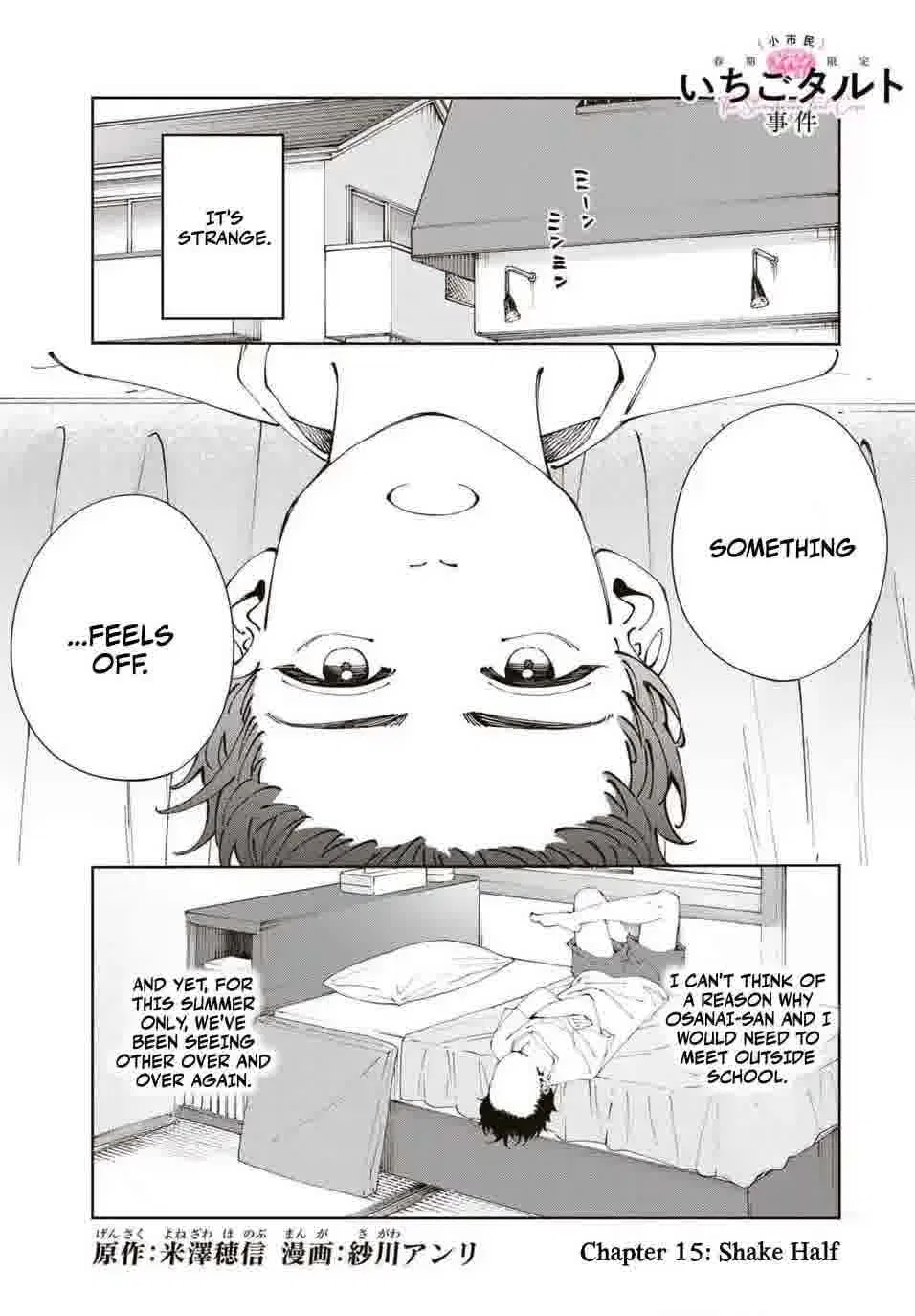 Shoshimin - Shunki Gentei Ichigo Taruto Jiken Chapter 15 – Page 1