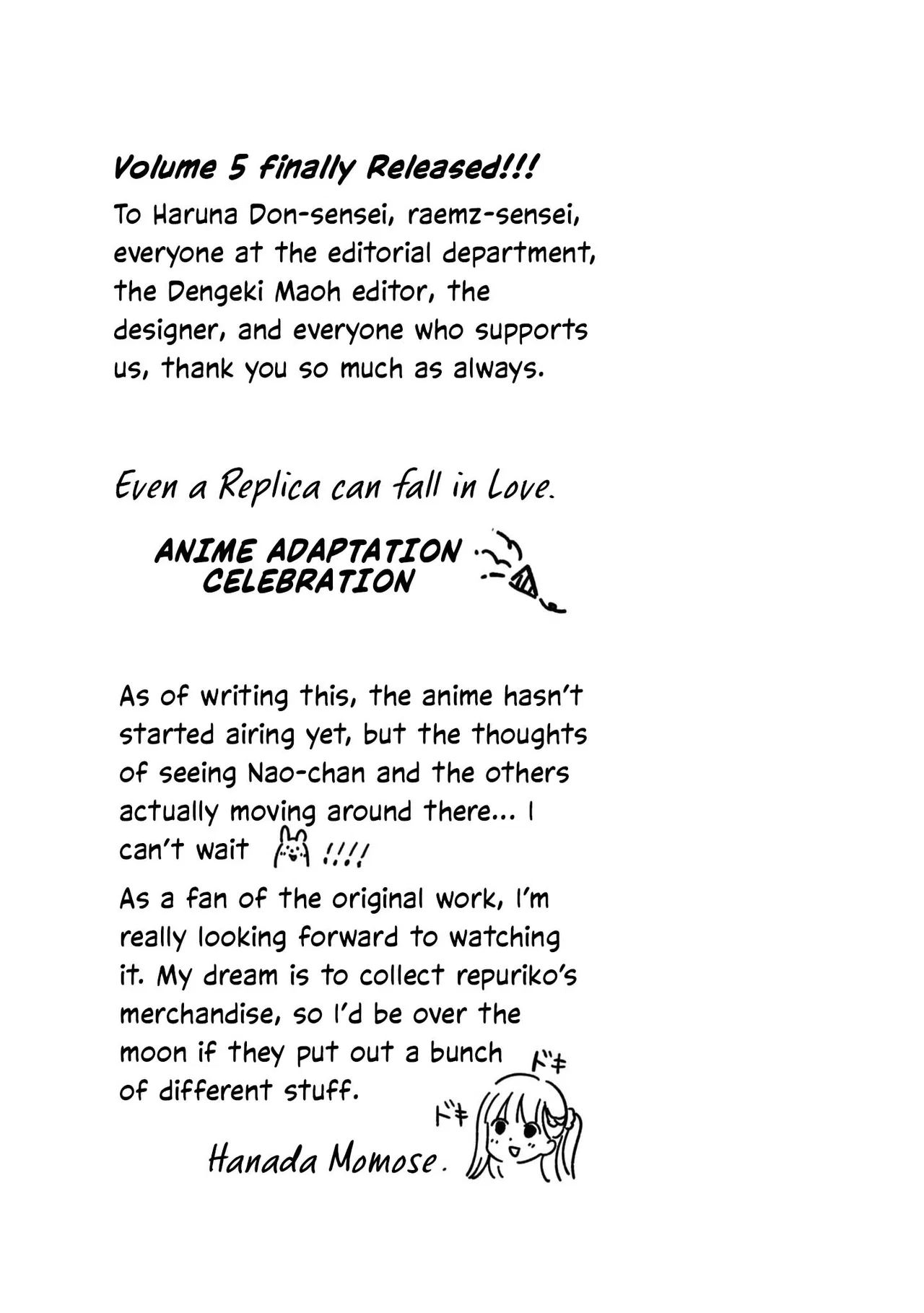 Anime – Even a Replica Can Fall in Love Chapter 25.6 – Page 8