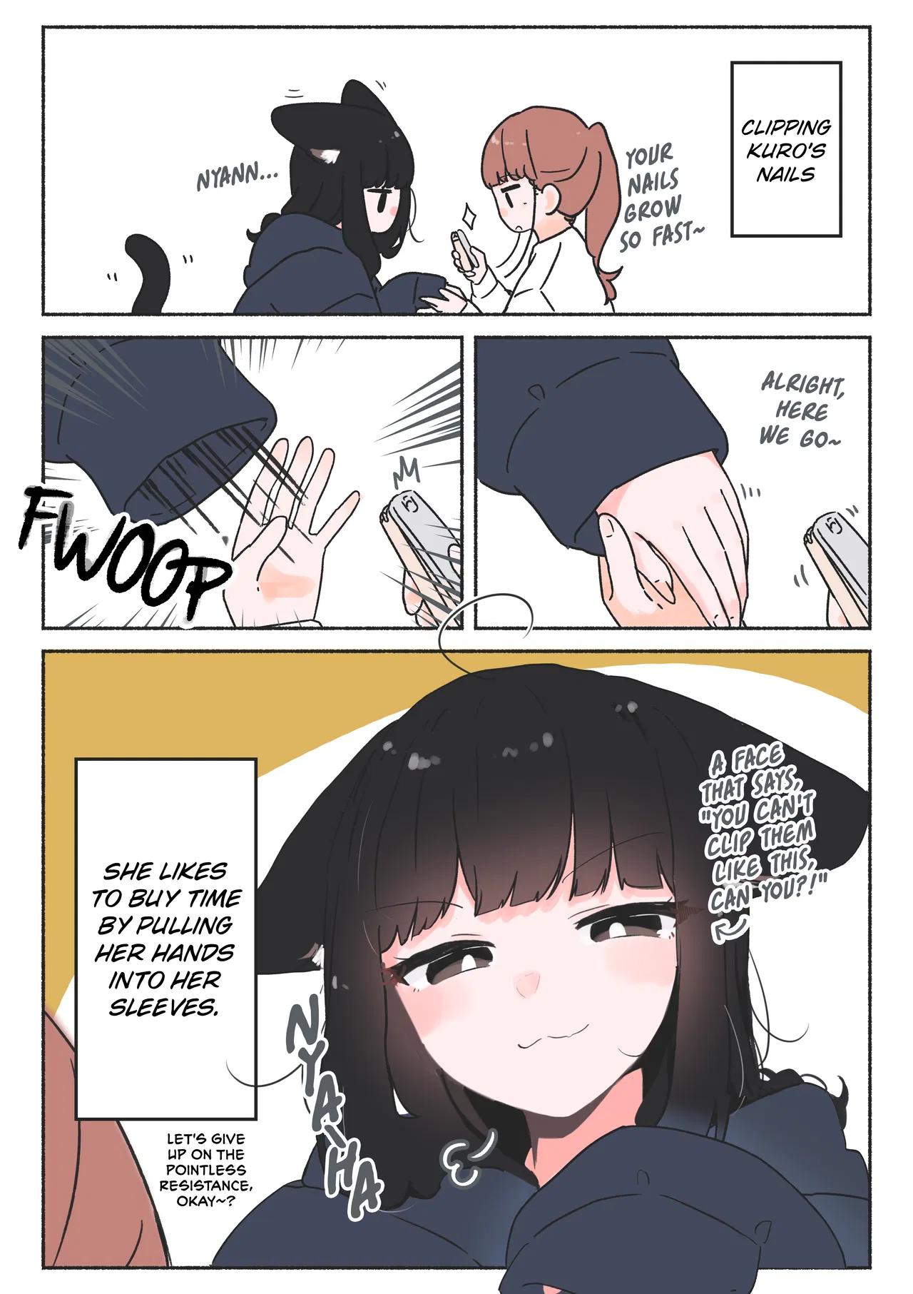 Uchi no Kuroneko, Onna no Ko Chapter 55 – Page 1