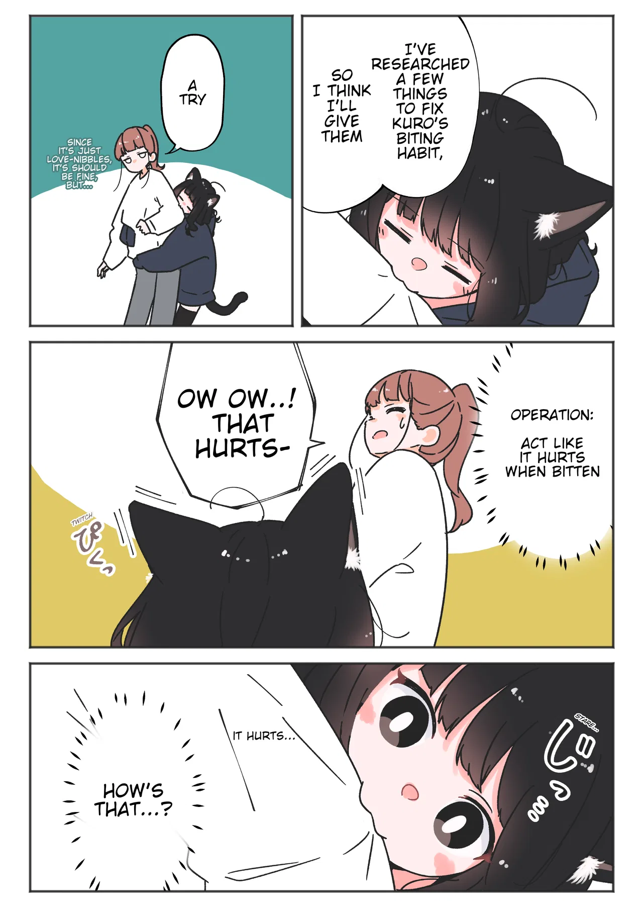 Uchi no Kuroneko, Onna no Ko Chapter 28 – Page 1