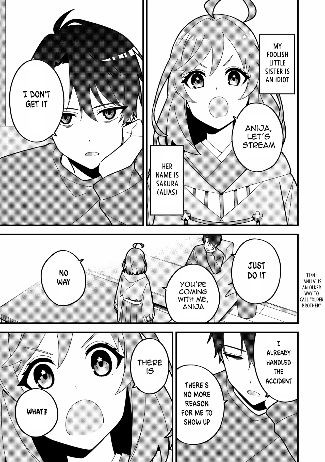 Imouto no Haishin ni Hairikondara VTuber Atsukai Sareta Ken Chapter 2 – Page 1