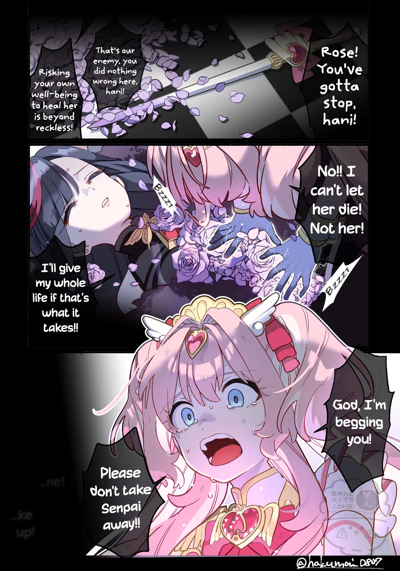 Moto teki kanbu-san wa mahou shoujo ni o netsu Chapter 16 – Page 1