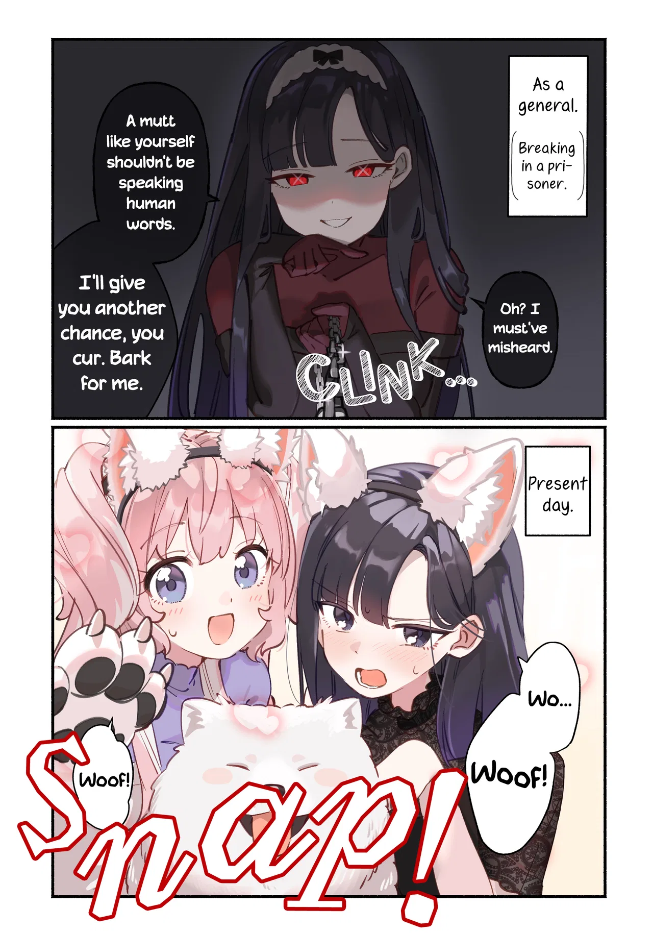 Moto teki kanbu-san wa mahou shoujo ni o netsu Chapter 13 – Page 1