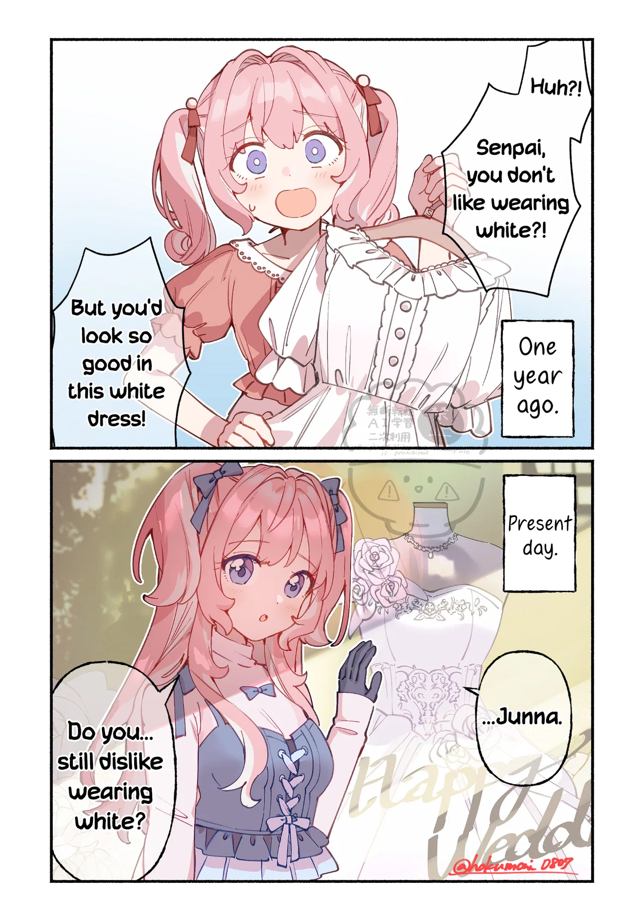 Moto teki kanbu-san wa mahou shoujo ni o netsu Chapter 10 – Page 1