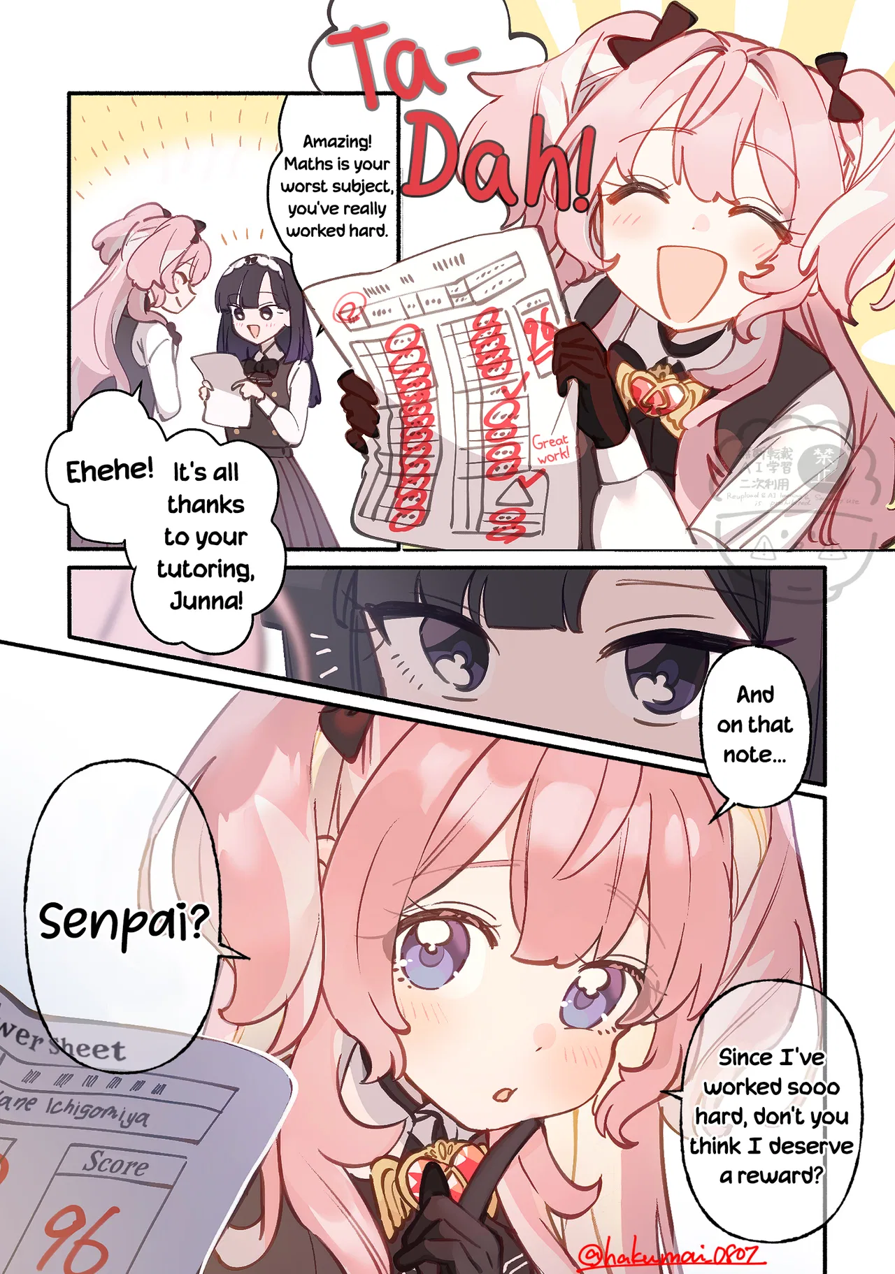 Moto teki kanbu-san wa mahou shoujo ni o netsu Chapter 9 – Page 1