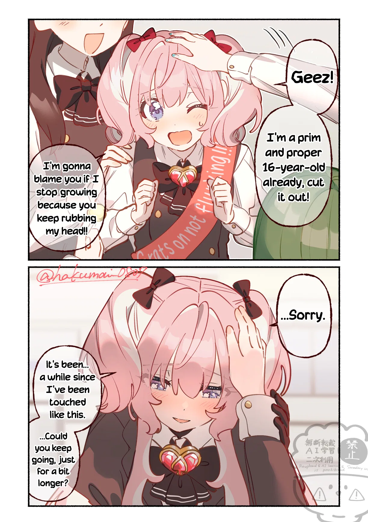 Moto teki kanbu-san wa mahou shoujo ni o netsu Chapter 6 – Page 1