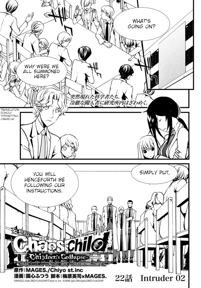 ChäoS;Child ~Children's Collapse~ Chapter 22 – Page 1