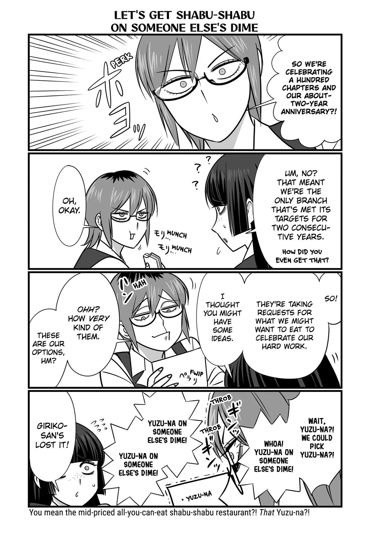Genkai OL Kirigiri Giriko Chapter 100 – Page 1