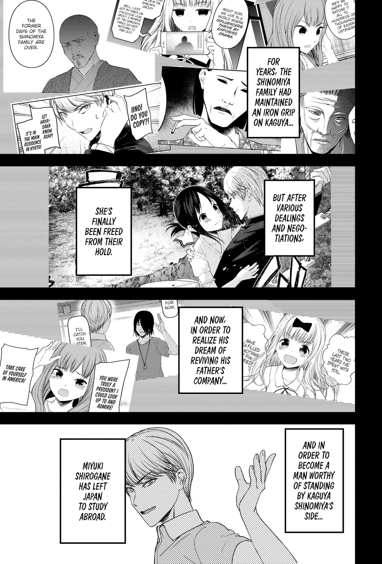 Kaguya-sama wa Kokurasetai: Tensai-tachi no Ren'ai Zunousen Chapter 268 – Page 1