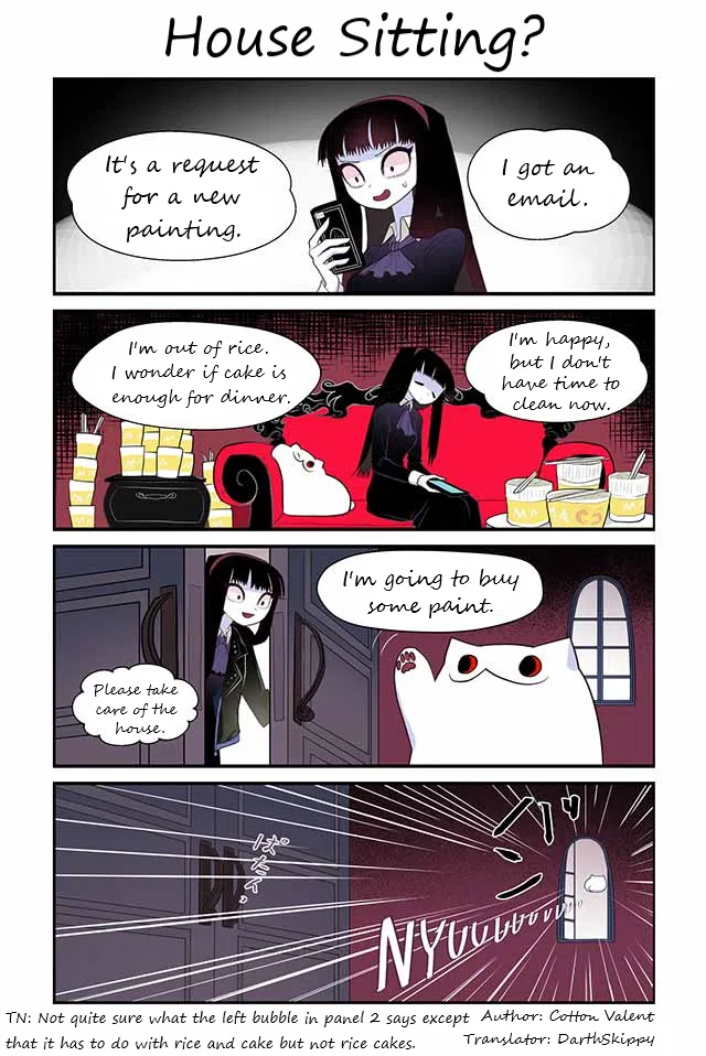 Creepy Cat: Neko to Watashi no Kimyou na Seikatsu Chapter 403 – Page 1