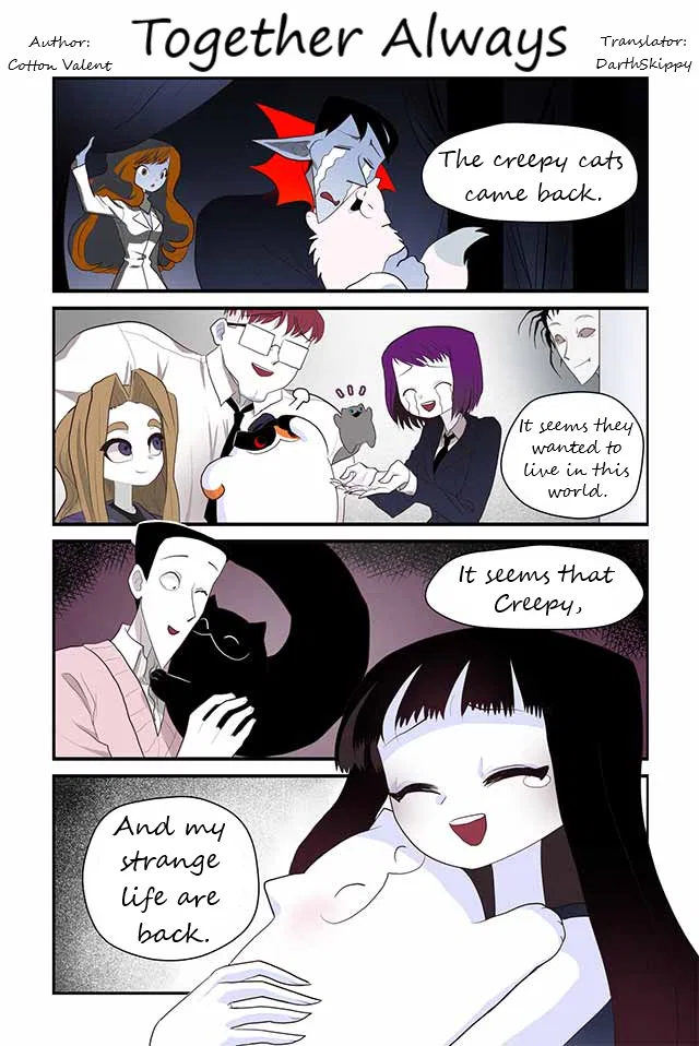 Creepy Cat: Neko to Watashi no Kimyou na Seikatsu Chapter 402 – Page 1
