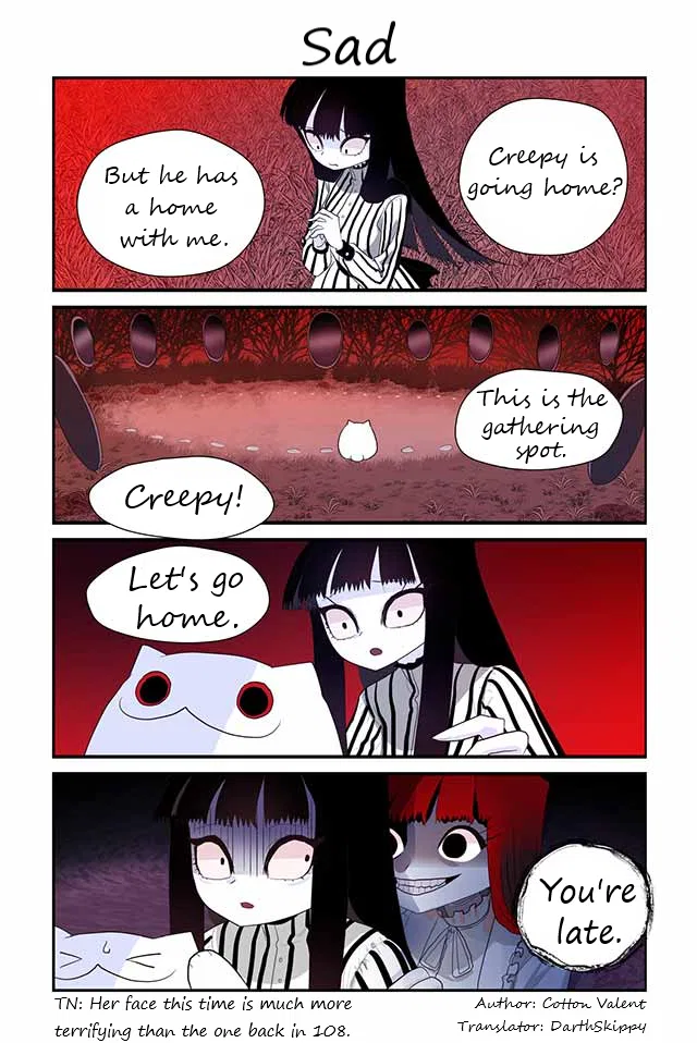 Creepy Cat: Neko to Watashi no Kimyou na Seikatsu Chapter 389 – Page 1