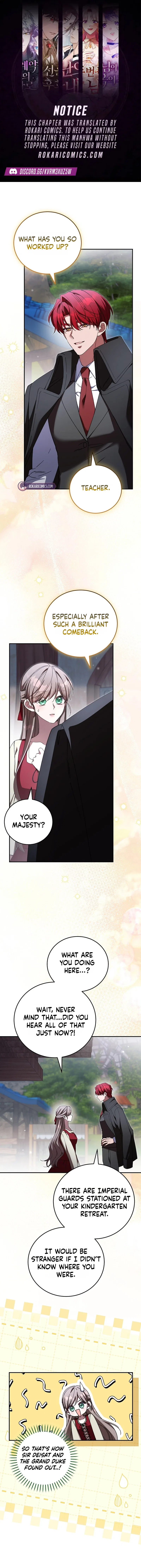 The Teacher at the Noble Kindergarten Is Having a Hard Day Chapter 55 – Page 1