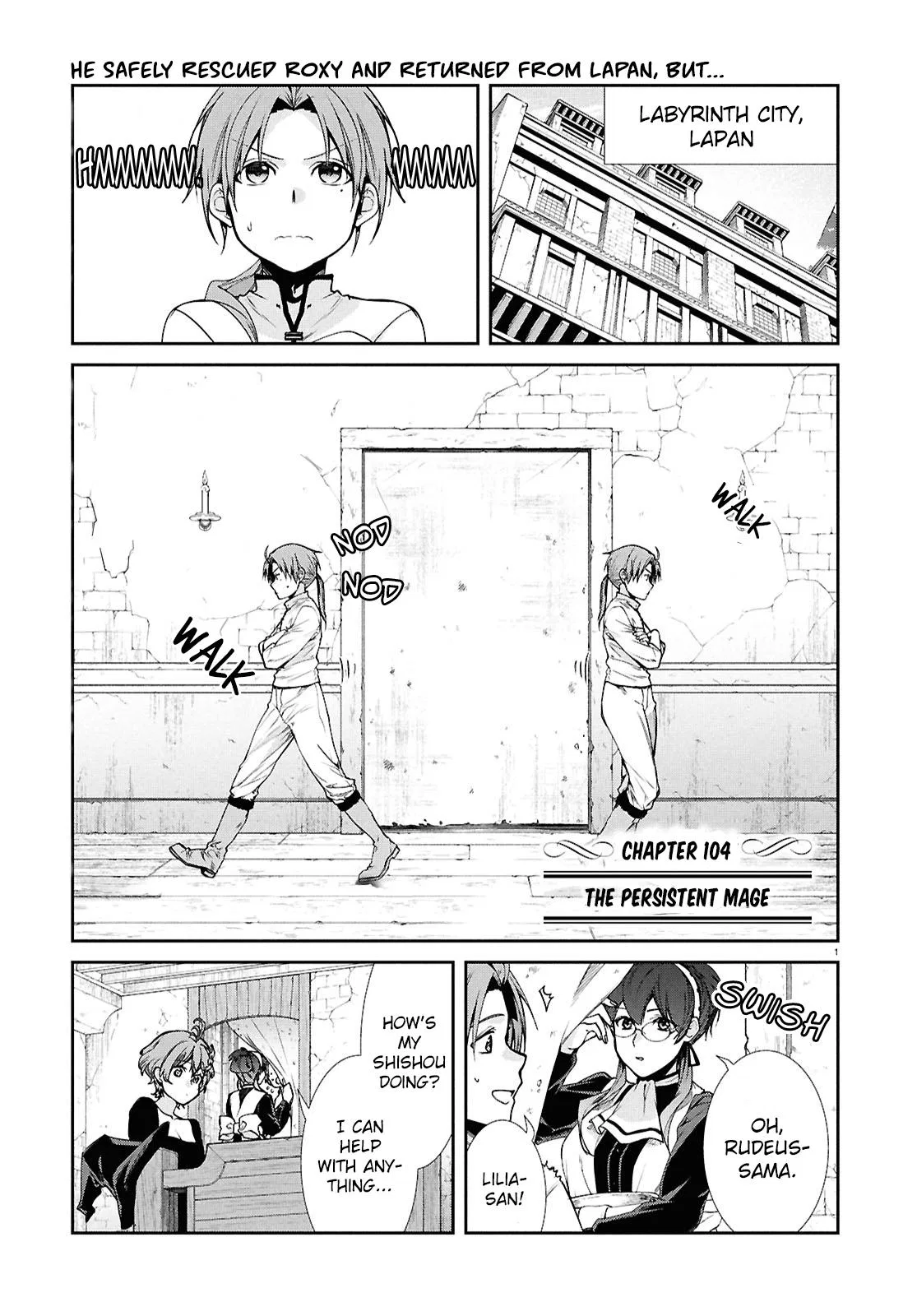 Anime – Mushoku Tensei: Jobless Reincarnation Chapter 104 – Page 1
