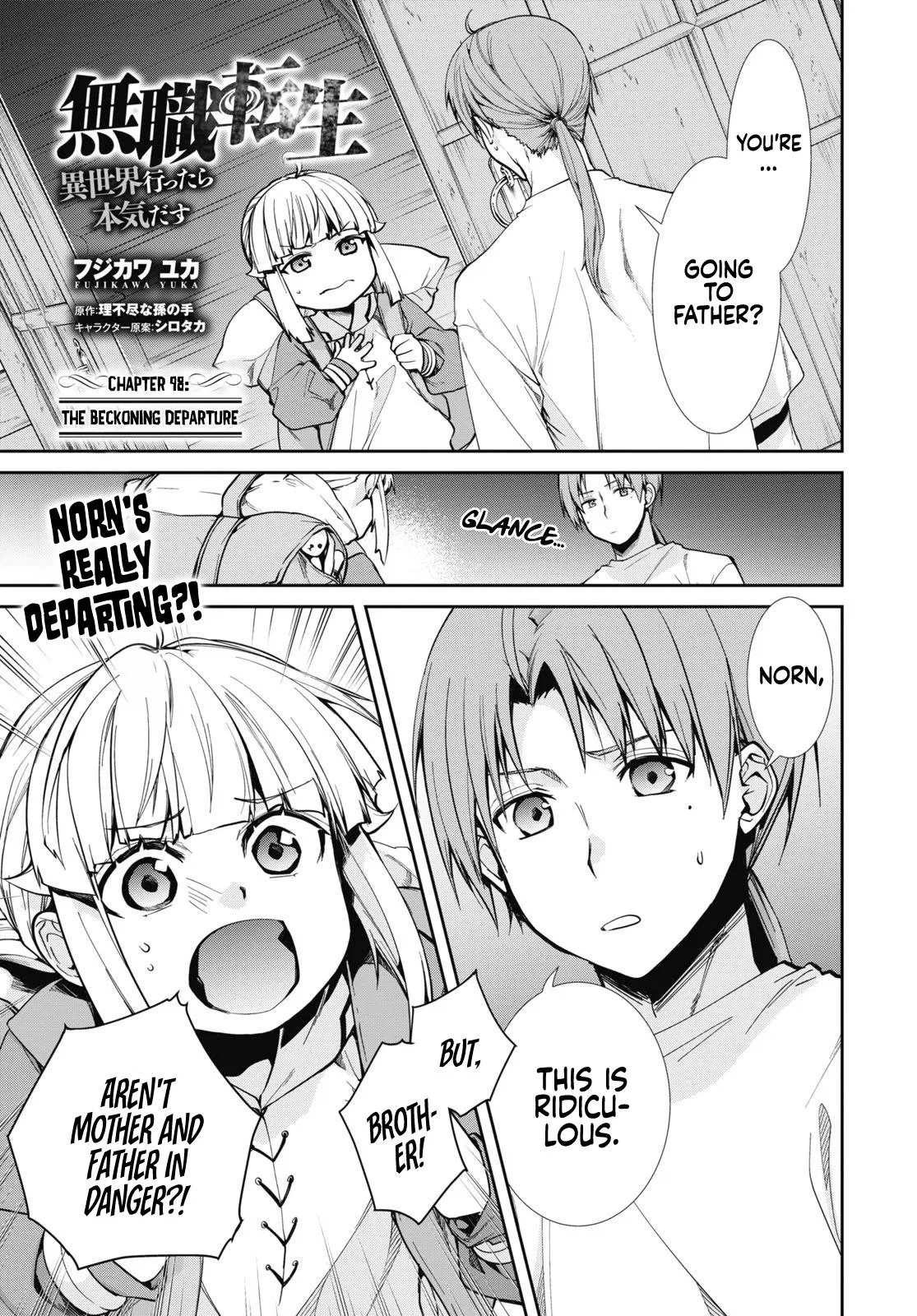 Anime – Mushoku Tensei: Jobless Reincarnation Chapter 98 – Page 1