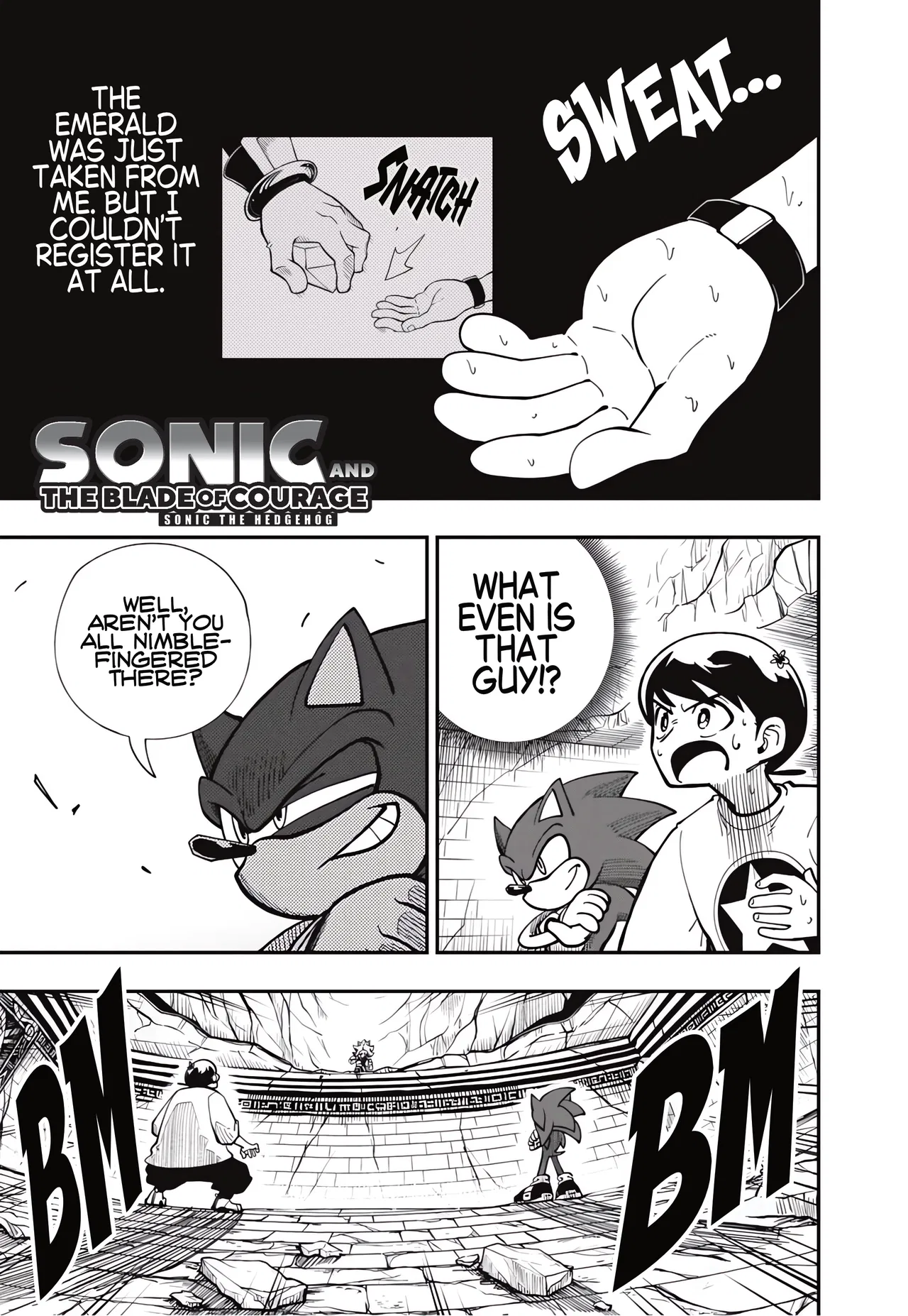 Sonic to Yuuki no Tsurugi Chapter 6 – Page 1