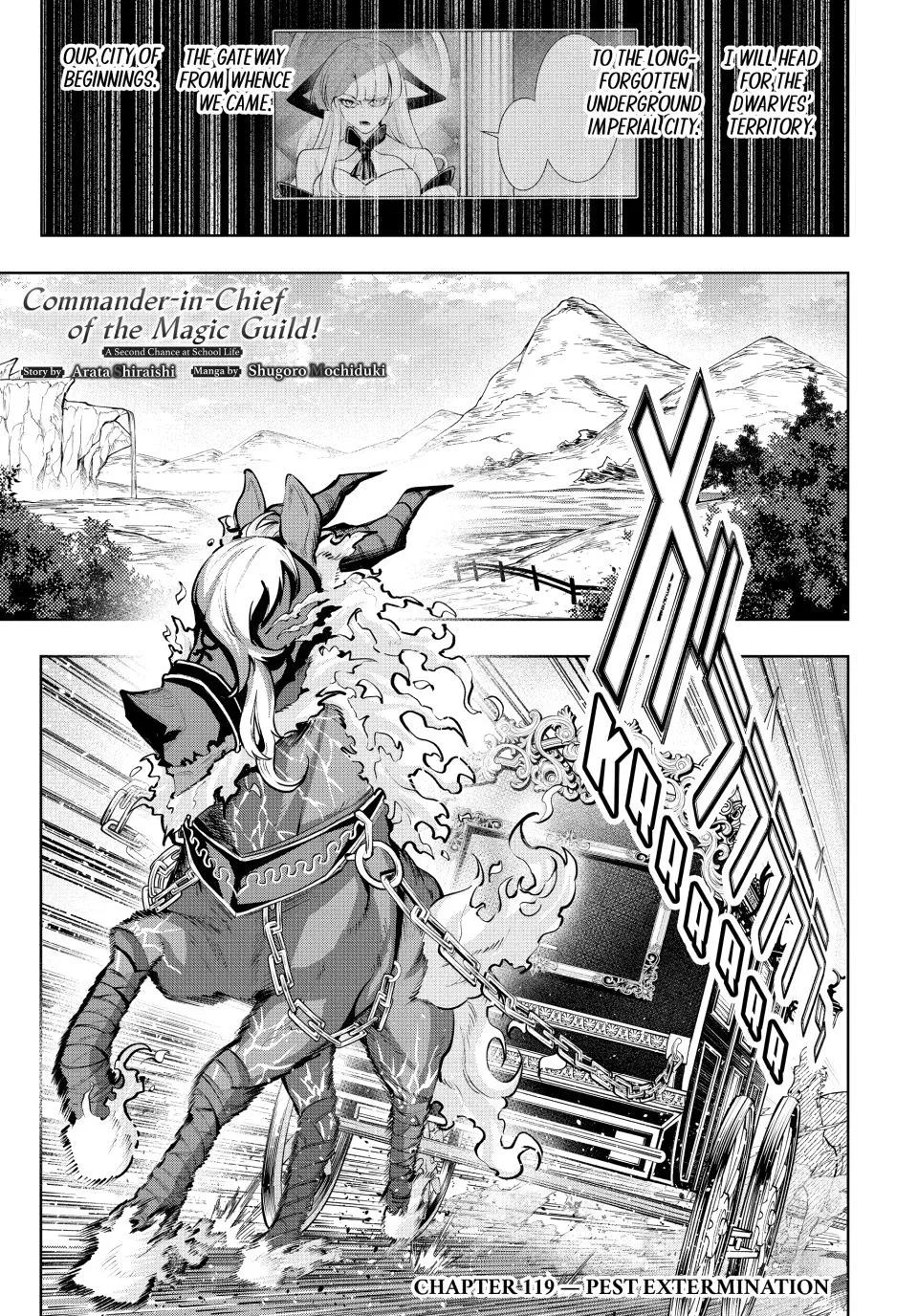 Commander-in-Chief of the Magic Guild!: A Second Chance at School Life Chapter 119 – Page 1
