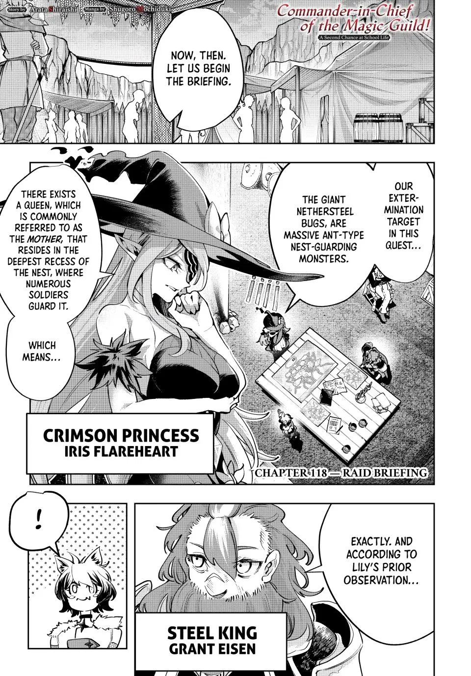 Commander-in-Chief of the Magic Guild!: A Second Chance at School Life Chapter 118 – Page 1