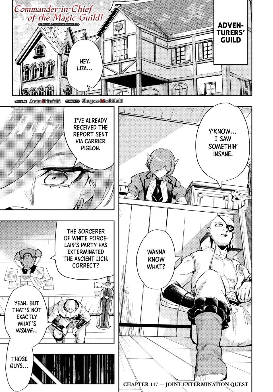 Commander-in-Chief of the Magic Guild!: A Second Chance at School Life Chapter 117 – Page 1
