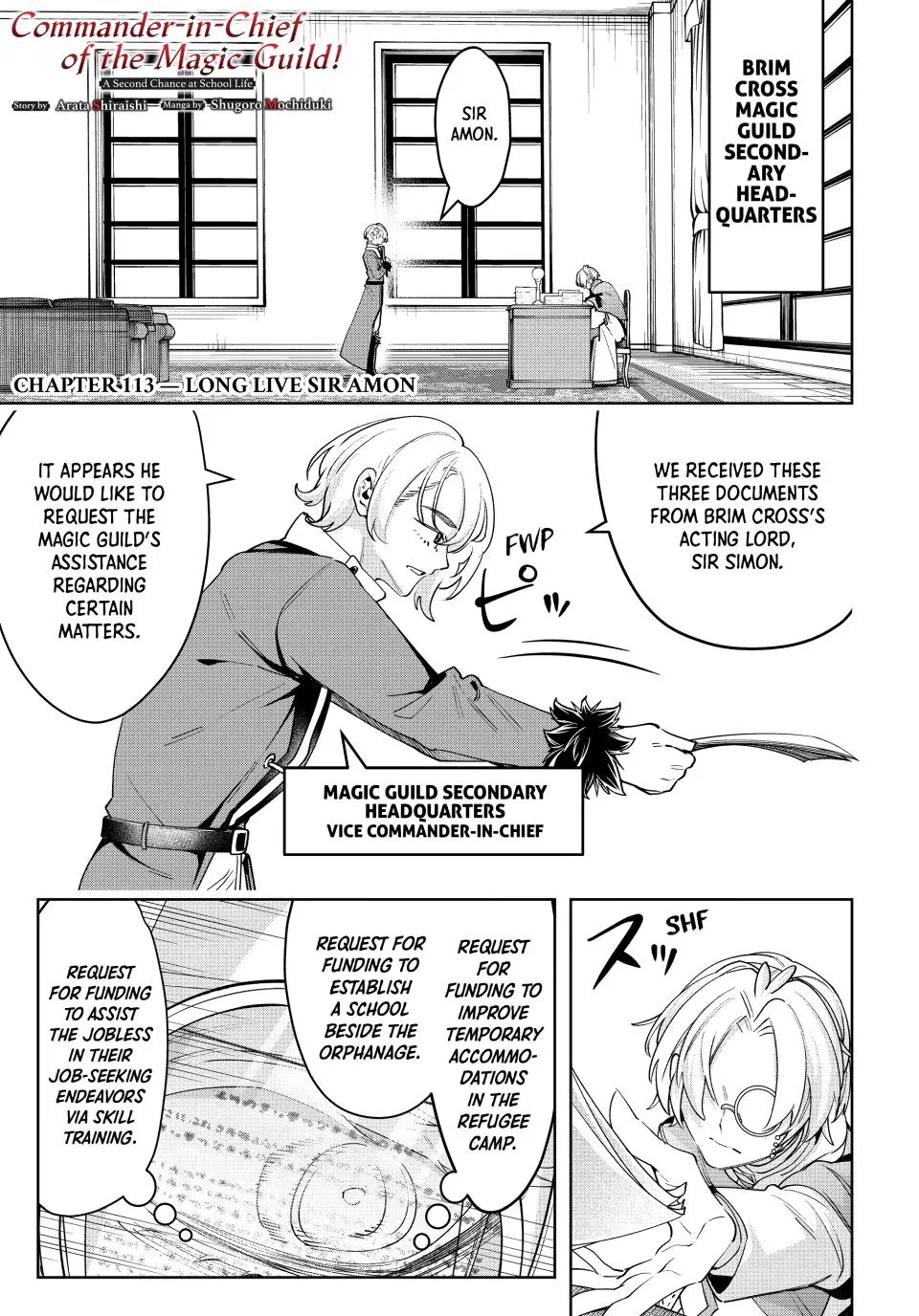 Commander-in-Chief of the Magic Guild!: A Second Chance at School Life Chapter 113 – Page 1