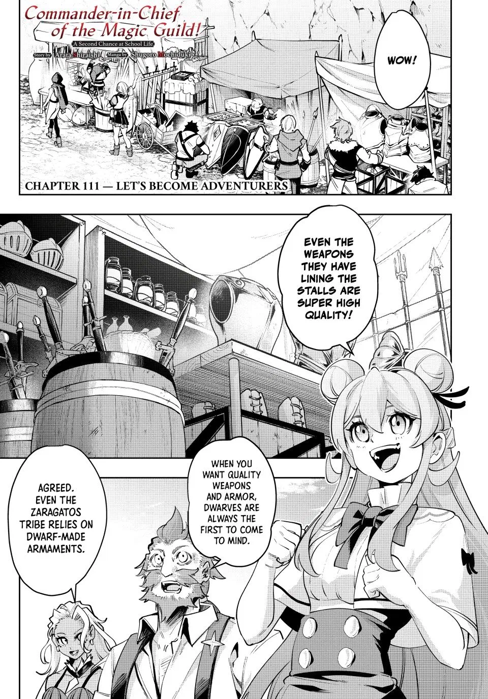 Commander-in-Chief of the Magic Guild!: A Second Chance at School Life Chapter 111 – Page 1
