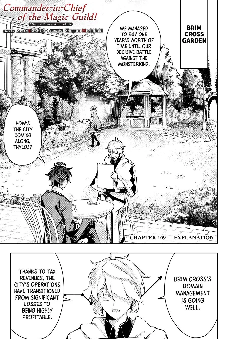 Commander-in-Chief of the Magic Guild!: A Second Chance at School Life Chapter 109 – Page 1