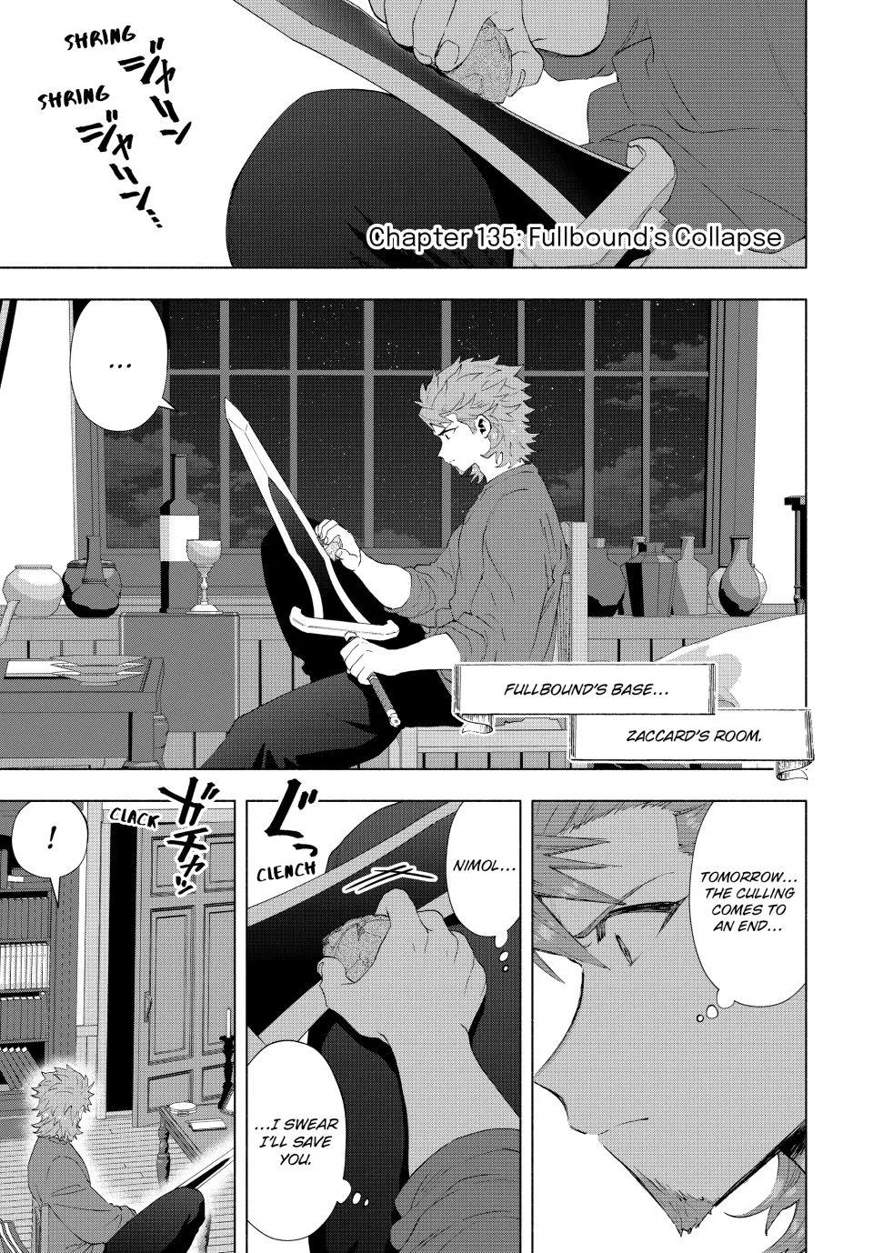 I left the A-rank party and headed for the depths of the labyrinth with my former students. Chapter 135 – Page 1