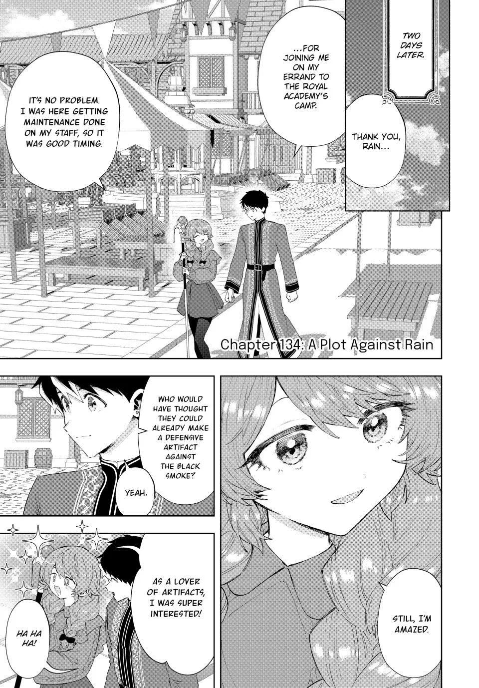 I left the A-rank party and headed for the depths of the labyrinth with my former students. Chapter 134 – Page 1