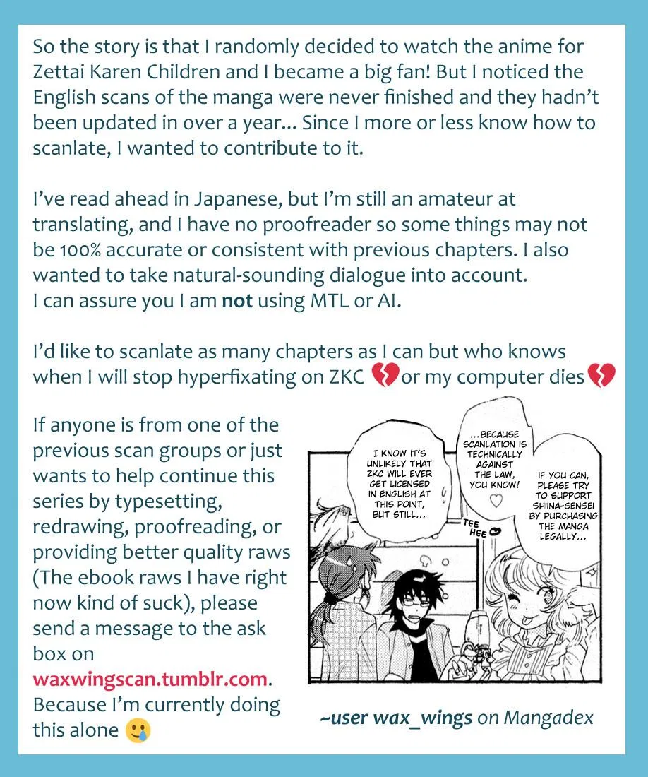 Zettai Karen Children Chapter 536 – Page 1