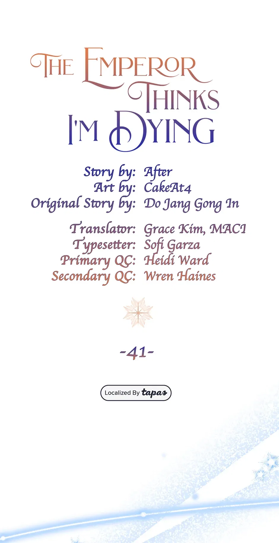 I’m In Trouble Because The Emperor Thinks I’m Terminally Ill Chapter 41 – Page 33