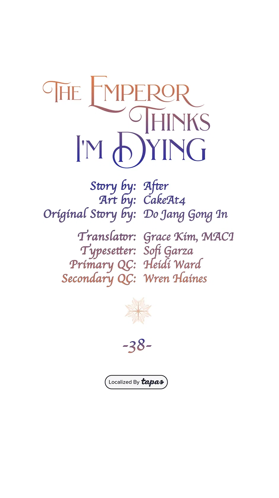 I’m In Trouble Because The Emperor Thinks I’m Terminally Ill Chapter 38 – Page 1