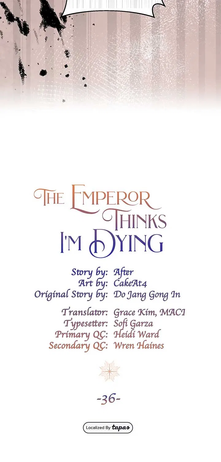 I’m In Trouble Because The Emperor Thinks I’m Terminally Ill Chapter 36 – Page 37
