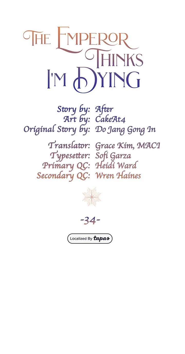 I’m In Trouble Because The Emperor Thinks I’m Terminally Ill Chapter 34 – Page 36