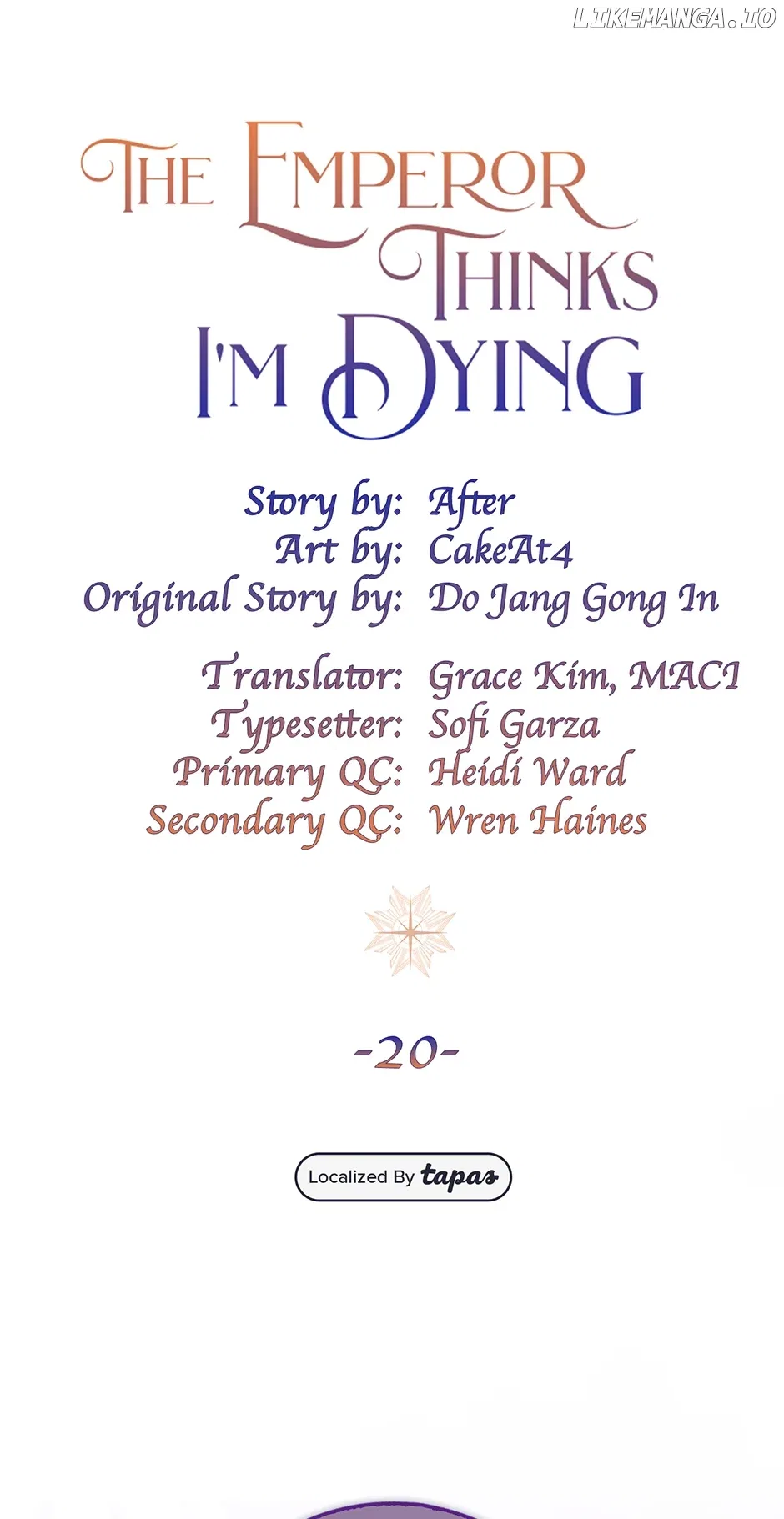 I’m In Trouble Because The Emperor Thinks I’m Terminally Ill Chapter 20 – Page 1