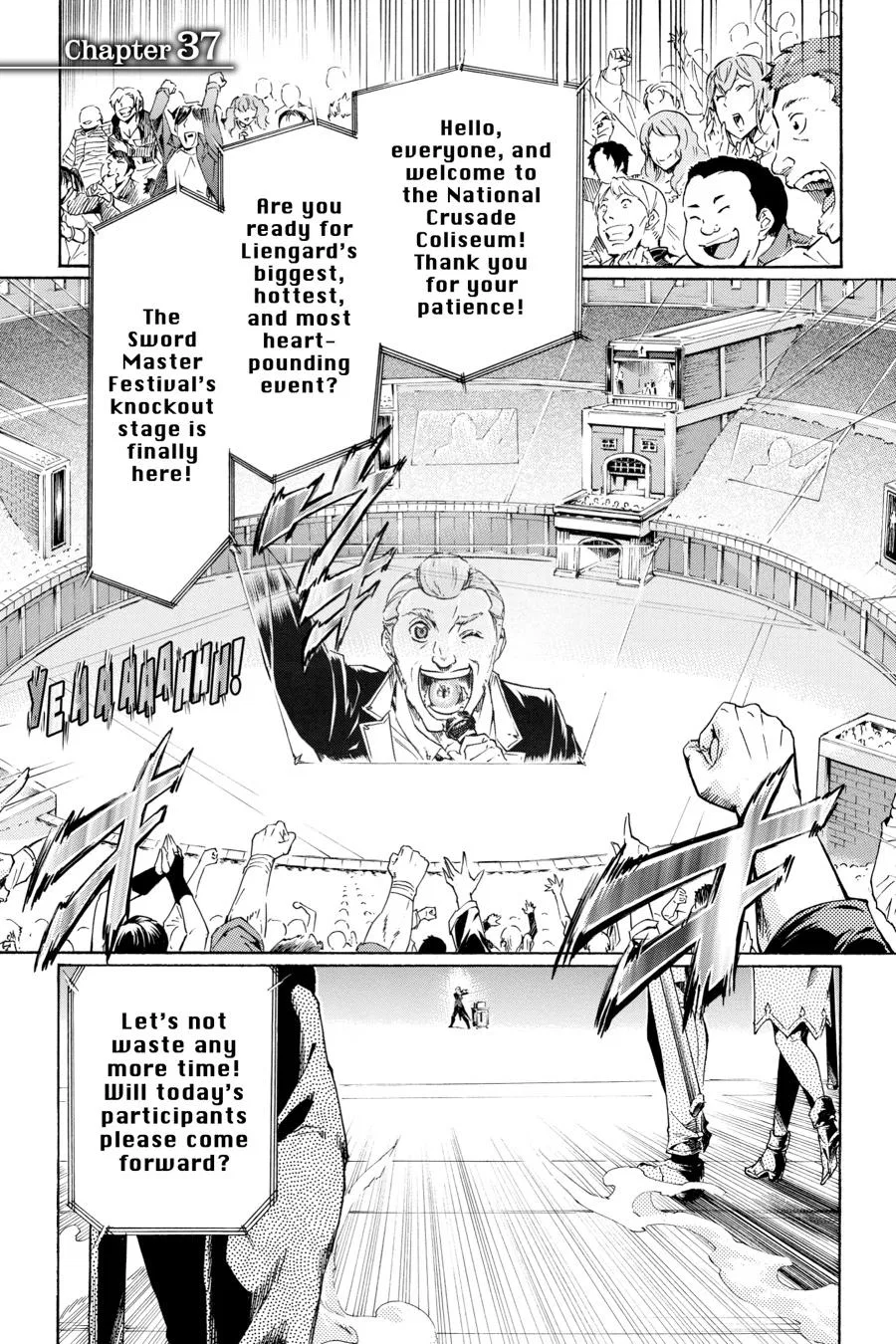 Ichioku-nen Button wo Renda shita Ore wa, Kizuitara Saikyou ni Natteita: Rakudai Kenshi no Gakuin Musou Chapter 37 – Page 1
