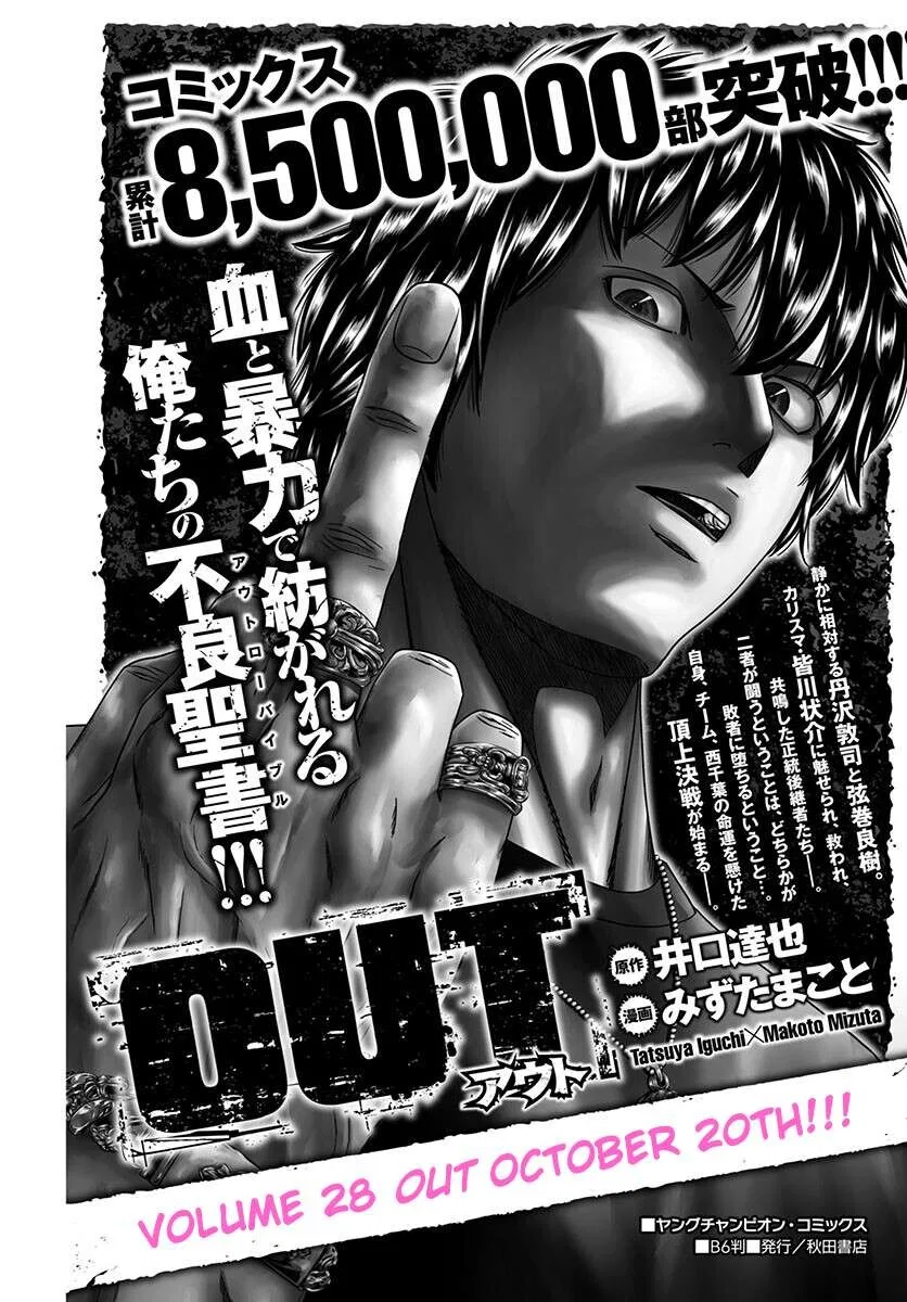Out (MIZUTA Makoto) manga Chapter 263 – Page 1