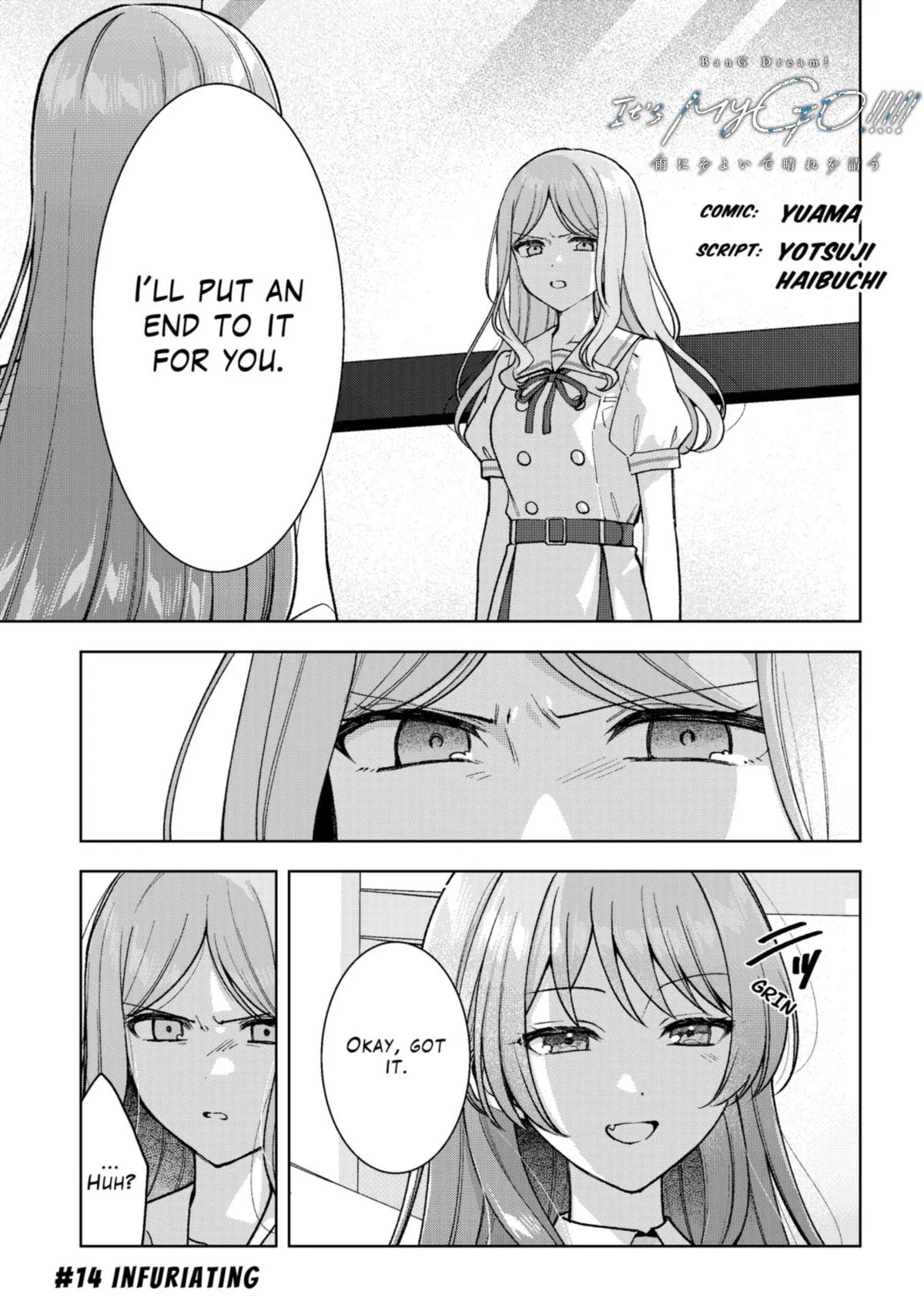 BanG Dream! It's MyGO!!!!! Swaying in the Rain, Looking for the Sunshine Chapter 14 – Page 1