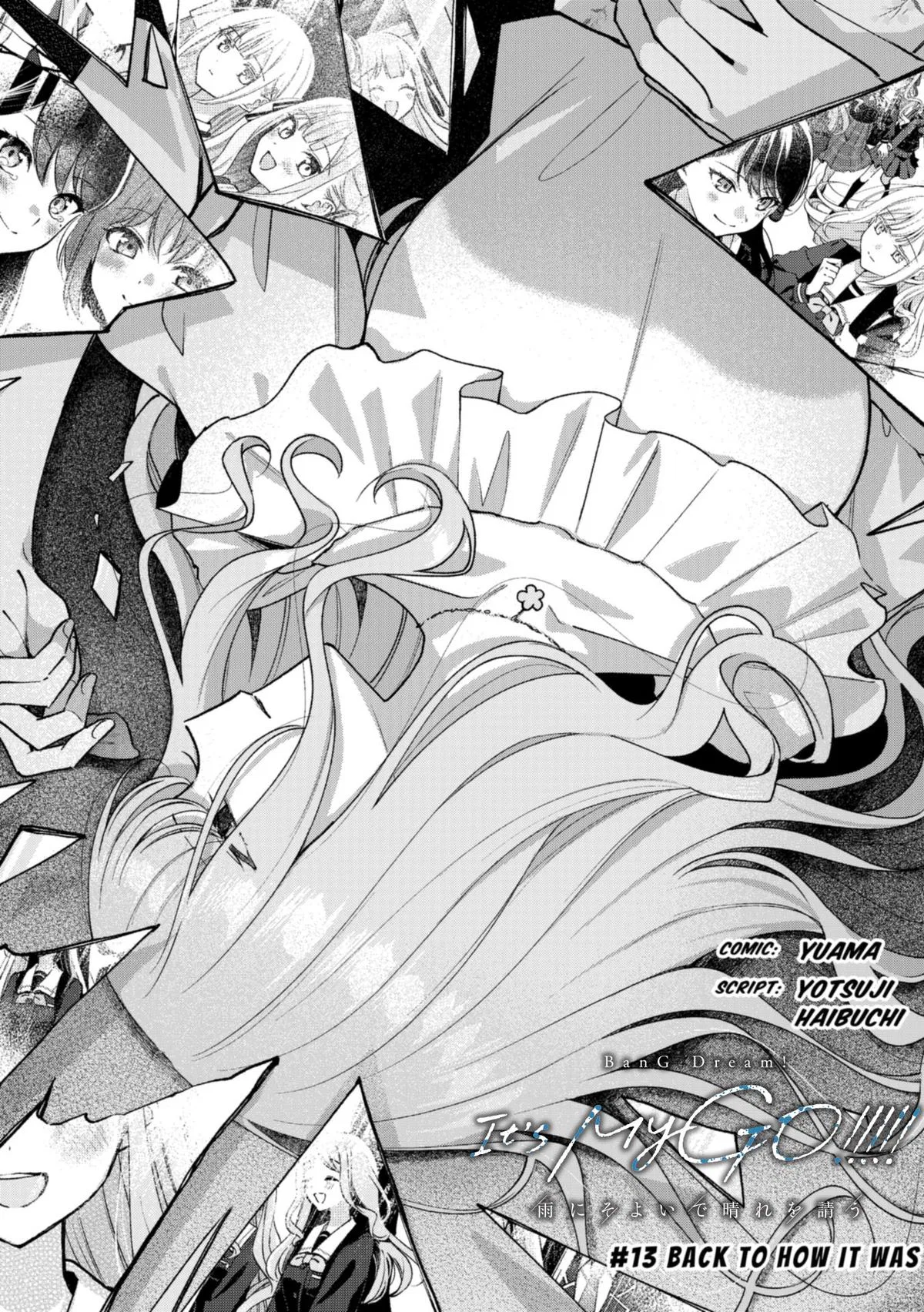 BanG Dream! It's MyGO!!!!! Swaying in the Rain, Looking for the Sunshine Chapter 13 – Page 1