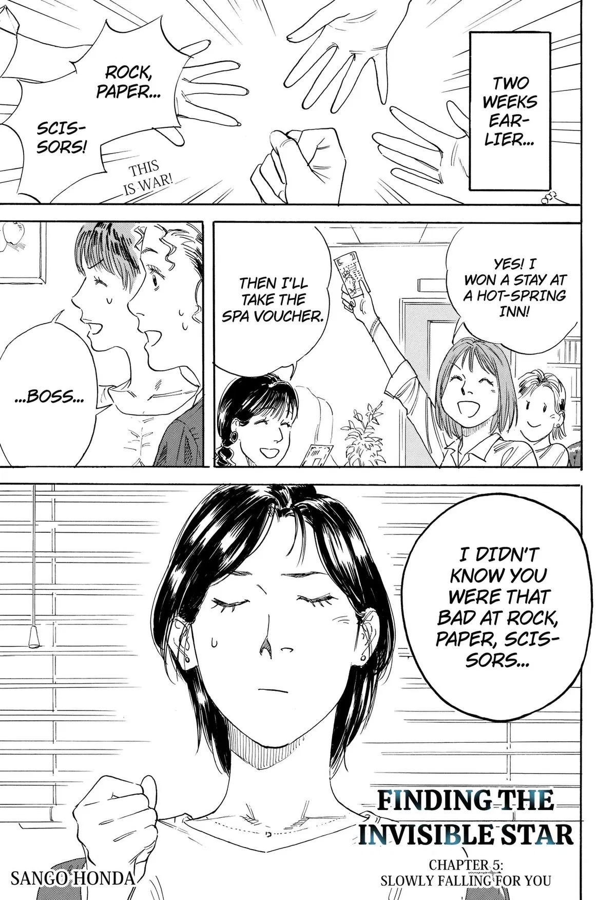 Finding the Invisible Star Chapter 5 – Page 1