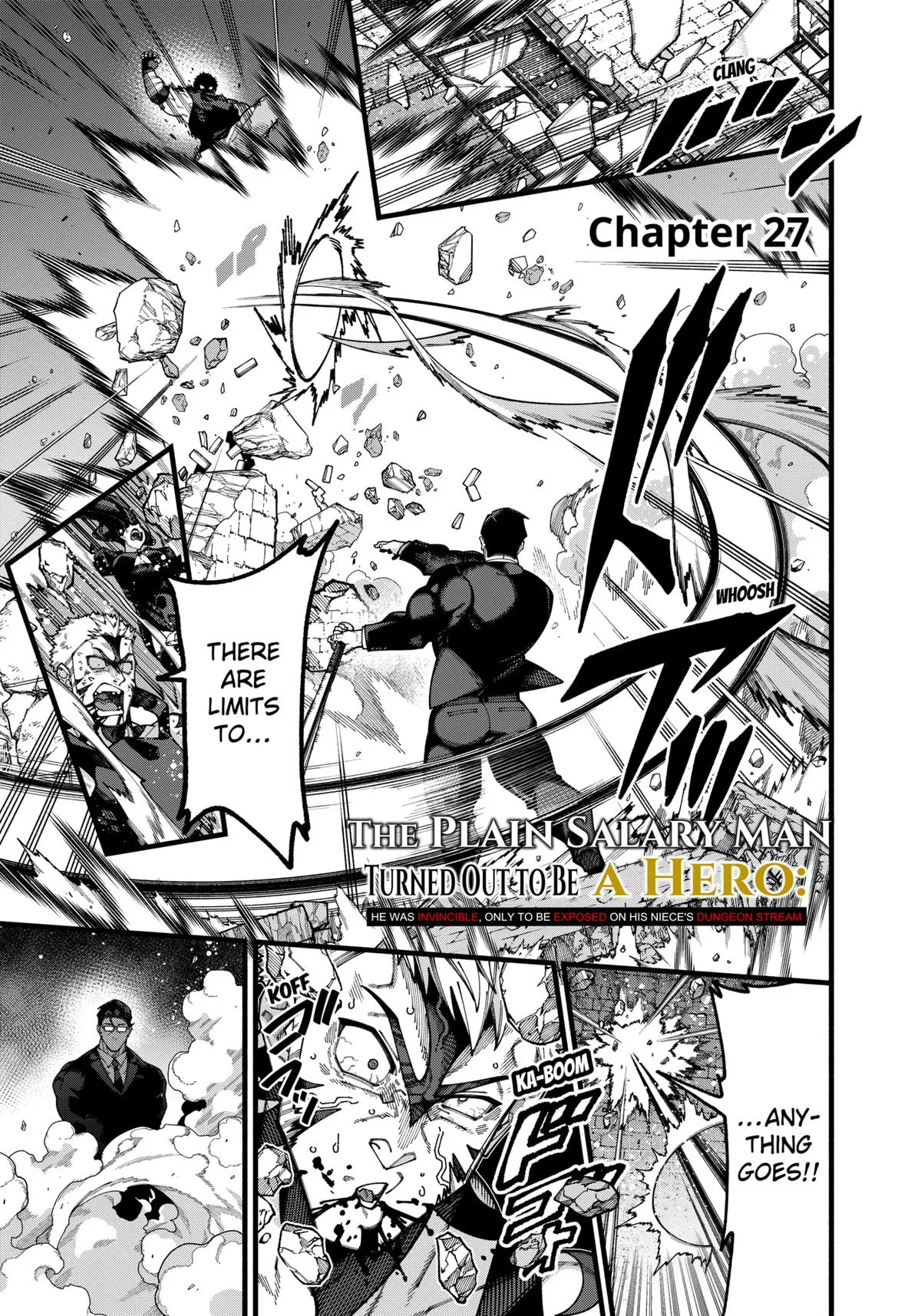 The Plain Salary Man Turned Out to Be a Hero: He Was Invincible, Only to Be Exposed on His Niece's Dungeon Stream Chapter 27 – Page 1