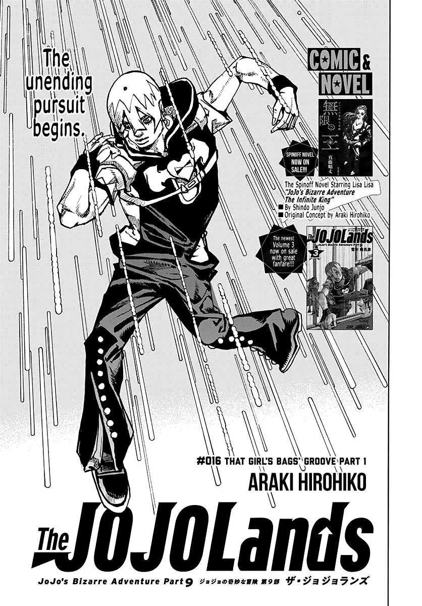JoJo's Bizarre Adventure Part 9: The JoJoLands Chapter 16 – Page 1
