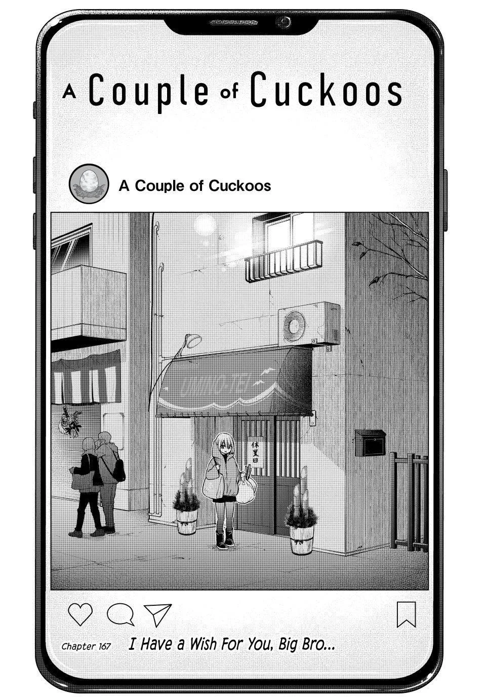 A Couple of Cuckoos Chapter 167 – Page 1