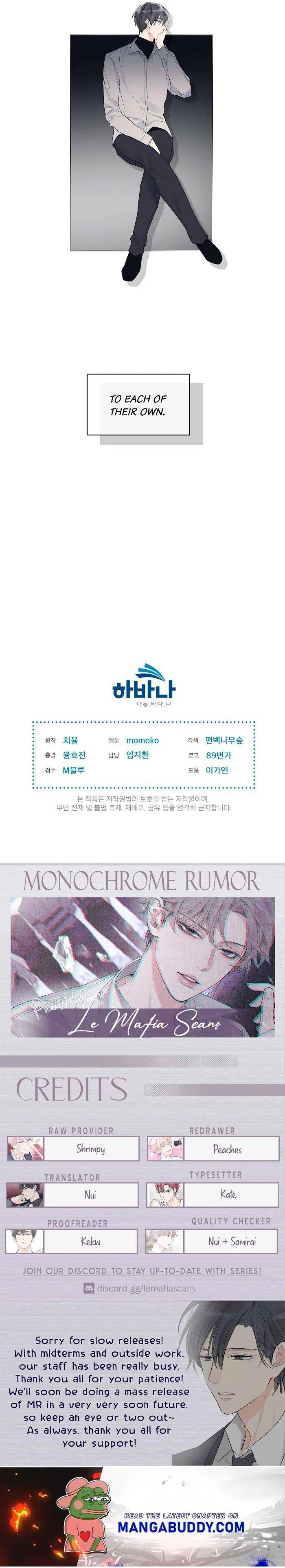 Monochrome Rumor Chapter 9 – Page 18