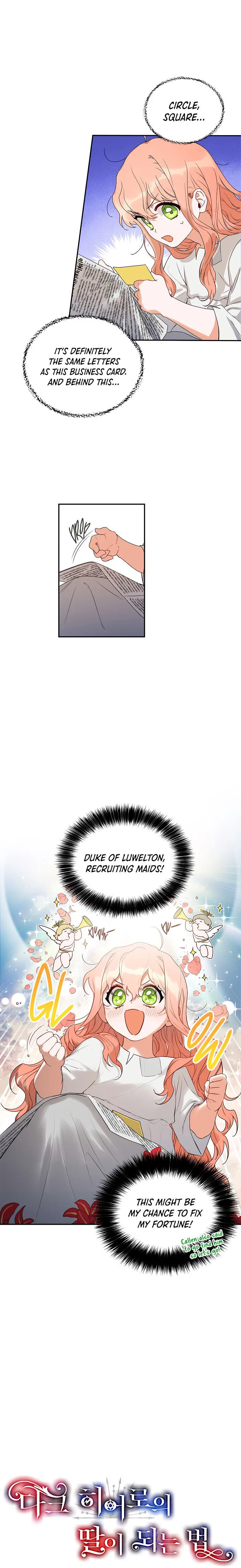 How To Become A Dark Hero’s Daughter Chapter 2 – Page 5