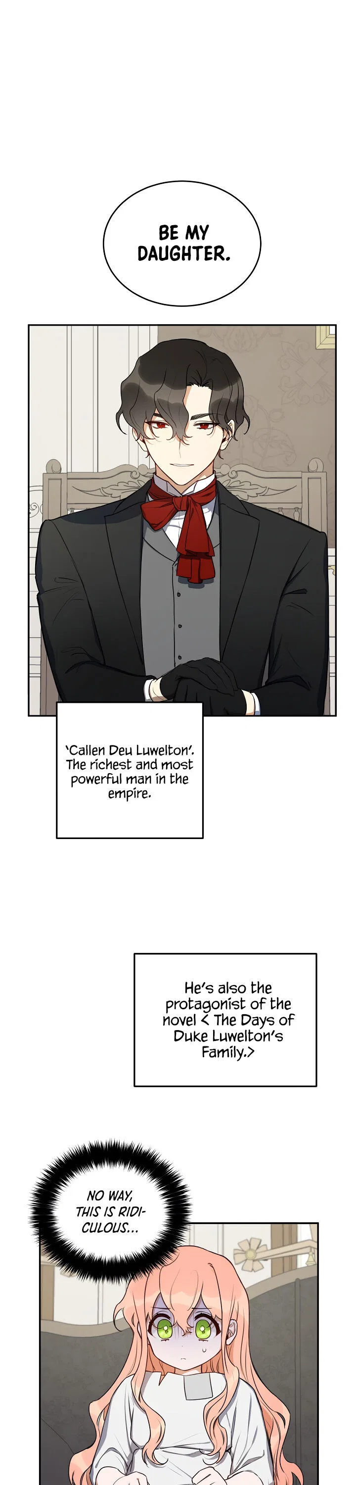How To Become A Dark Hero’s Daughter Chapter 1 – Page 2