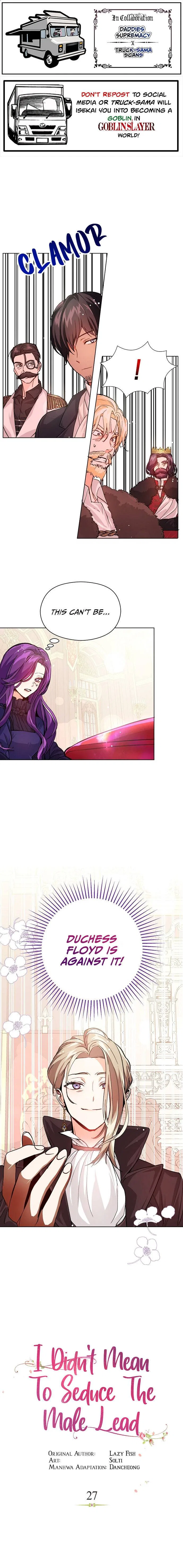 I Didn’t Mean to Seduce the Male Lead Chapter 27 – Page 1