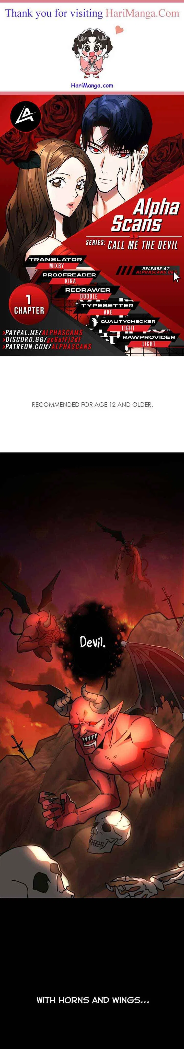 Call me the Devil Chapter 1 – Page 1