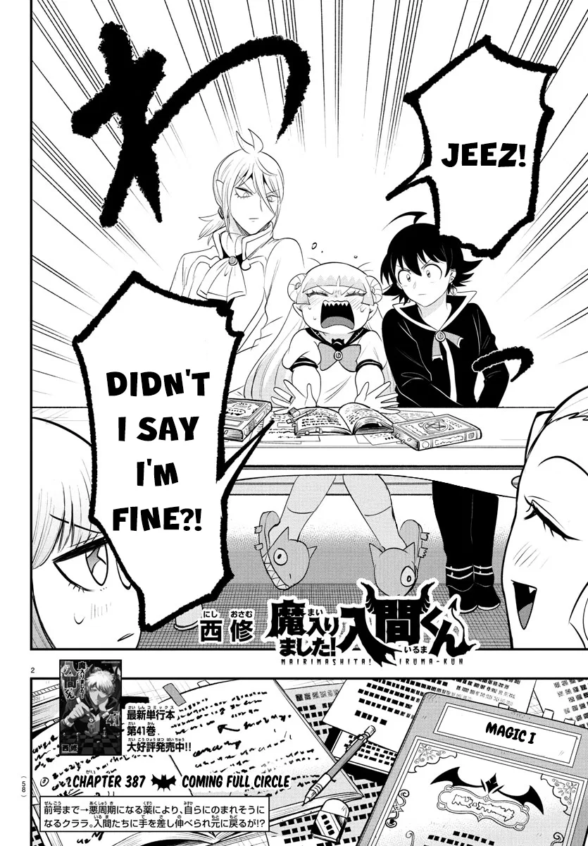 Anime – Welcome to Demon School! Iruma-kun Chapter 387 – Page 2