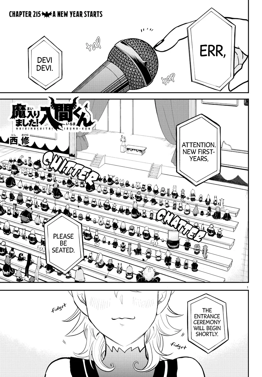 Anime – Welcome to Demon School! Iruma-kun Chapter 215 – Page 1